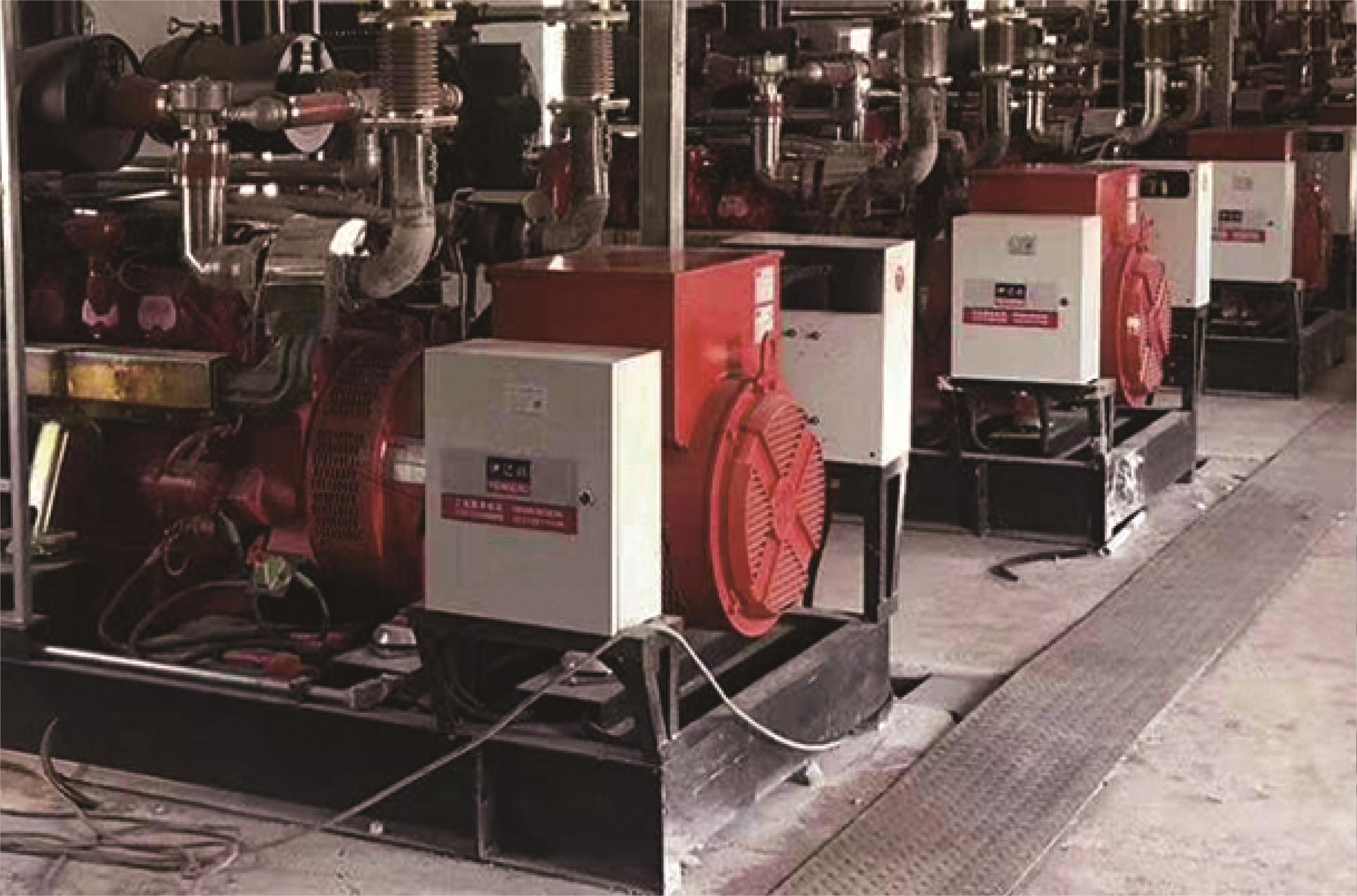 陕北中石化天然气发电站项目（斗山配milan米兰电子(中国)官方网站10台200KW）